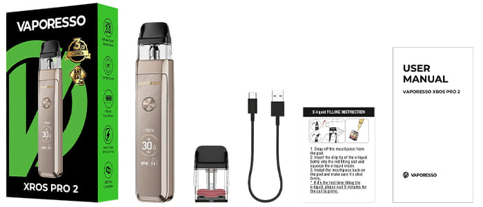Contenu du kit Vaporesso XROS Pro 2